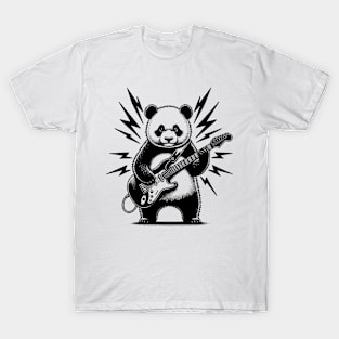 Panda Playing Guitar T-Shirt